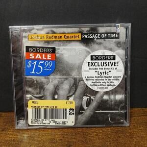 Josh Redman Quartet Passage of Time CD, Sealed w/ Original Stickers